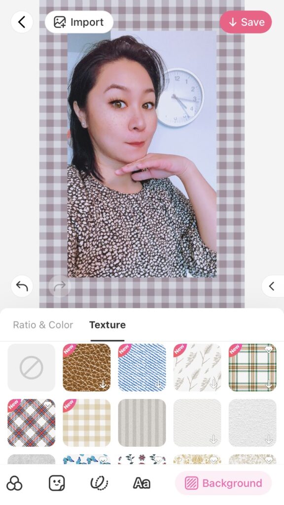 BeautyPlus background texture