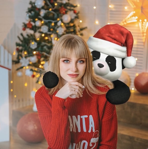 Christmas Panda AR from BeautyPlus