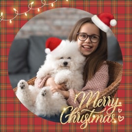 Christmas profile picture from BeautyPlus