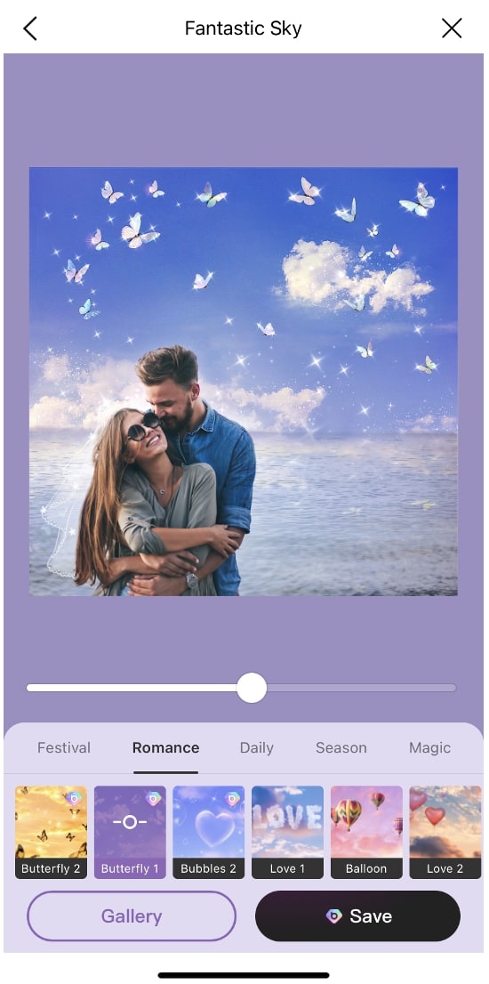 BeautyPlus Valentine Day photo edit tutorial