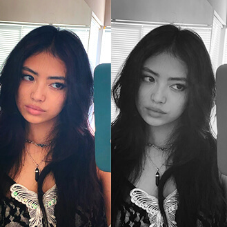 mirror selfie editing with BeautyPlus