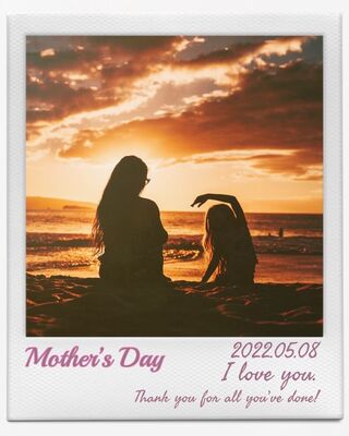 mother's day editing with BeautyPlus