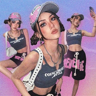 Y2K aesthetic editing with BeautyPlus app