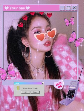 Y2K aesthetic editing with BeautyPlus