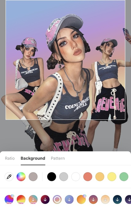 Y2K aesthetic editing with BeautyPlus app