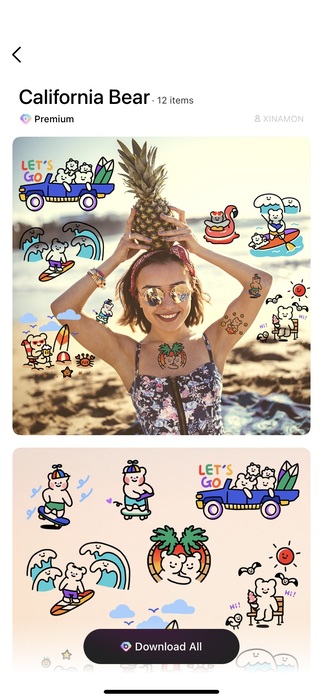 tattoo stickers from BeautyPlus app1