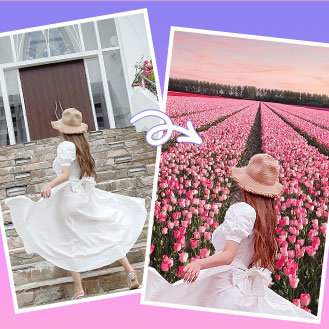 写真の背景をワンタップで消す方法