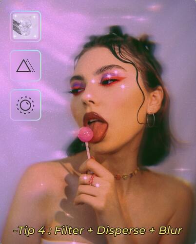 Pink Euphoria-Style Photo