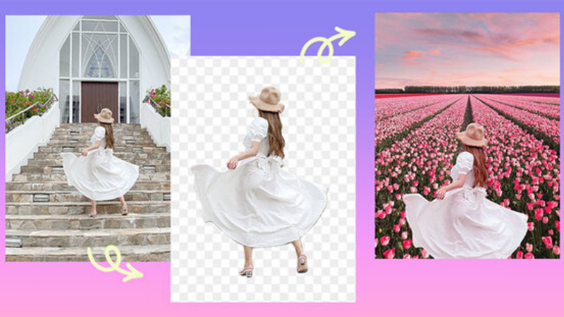 写真の背景をワンタップで消す方法