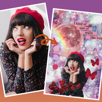 make transparent image background using BeautyPlus