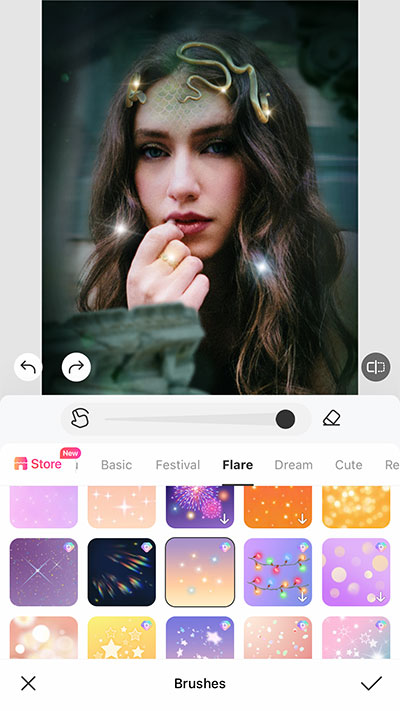 aesthetic halloween profile picture BeautyPlus app