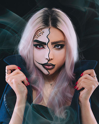 halloween makeup in BeautyPlus