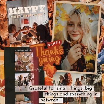 thanksgivings aesthetic edits using BeautyPlus