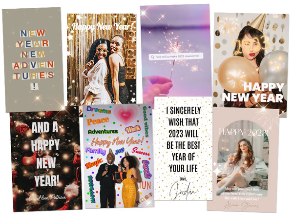 new year cards idea