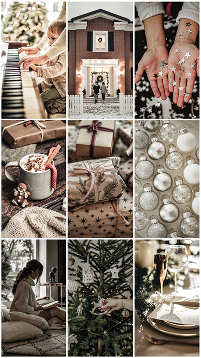 Aesthetic Christmas photo ideas