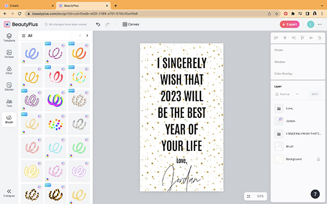 new year cards idea