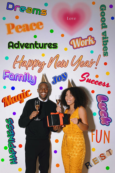 new year cards idea