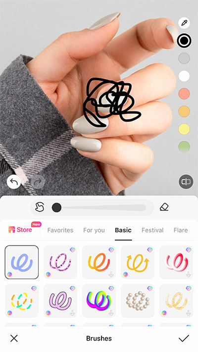 Aesthetic nail design photo & edit ideas