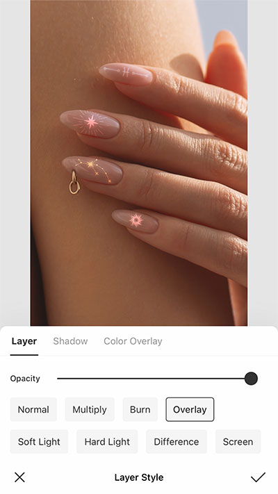 Aesthetic nail design photo & edit ideas