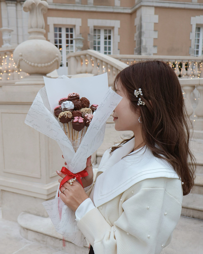 バレンタインにおすすめ！映える花束チョコレートの作り方とカップル写真の加工方法♡