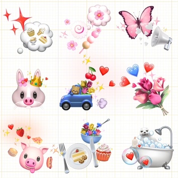 【最新トレンド】かわいい絵文字スタンプ加工をする方法