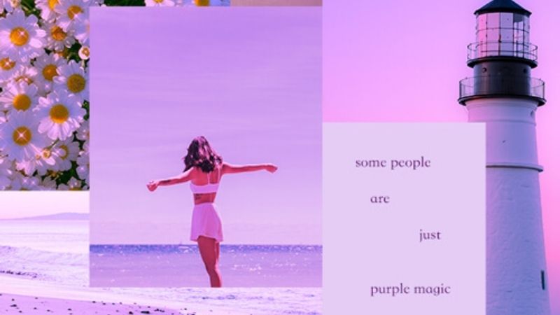 How to Create Trendy Purple Aesthetic Photos