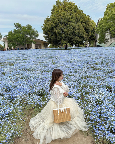 フォトジェニックなお花畑とかわいい加工方法