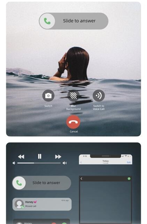 smartphone interface