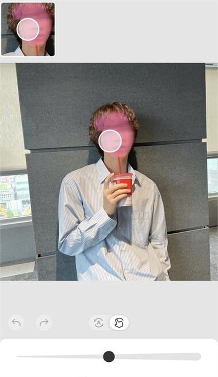 lock screen maker blur faces