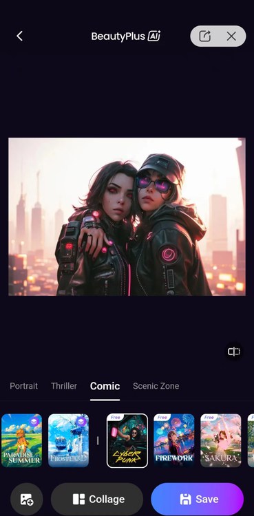 แอพสร้างอวาตาร์และแนวตั้งด้วย AI