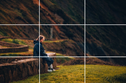 三分割構図