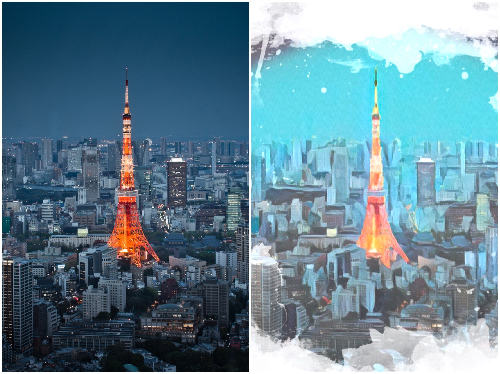 ←Before　After→