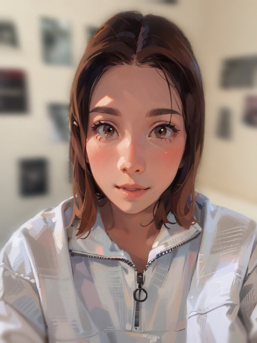 AIアバターの「キュート」を使用
