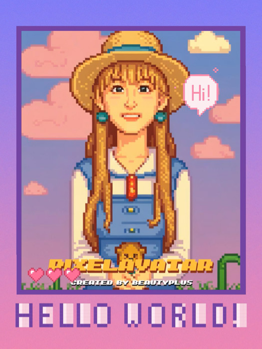 @roa_chimu แอพรูปภาพ Pixel Avatar Pixel Art BeautyPlus