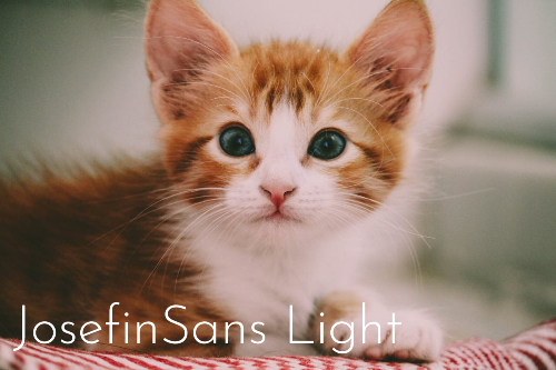 JosefinSans Light