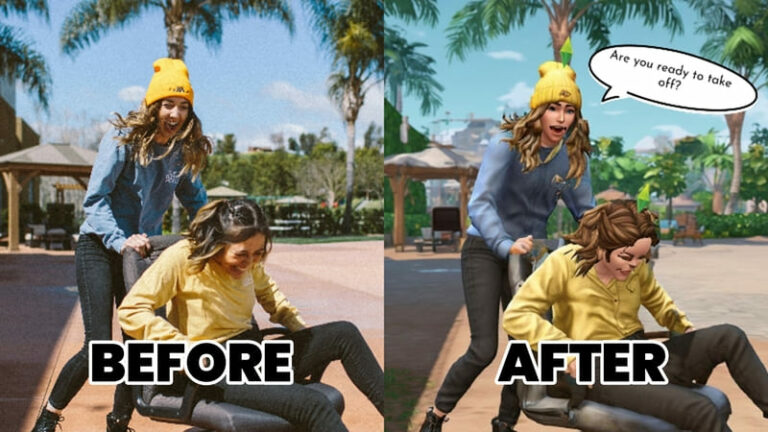 Bộ lọc AI PS2: Trở thành NPC trò chơi điện tử Sims với BeautyPlus