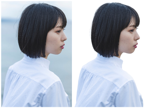切り抜いた画像の比較