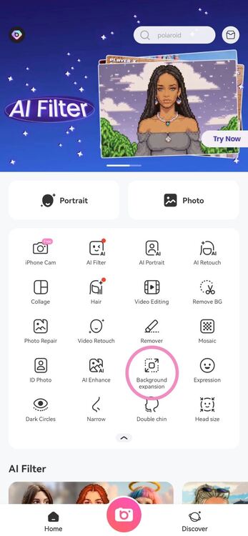 21-BeautyPlus app Home-resized