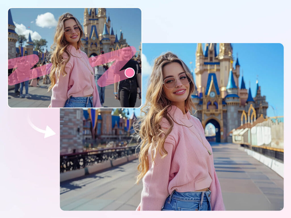 remove unwanted people and objects from photos