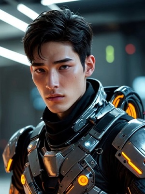 male-cyber-ai portrait-2