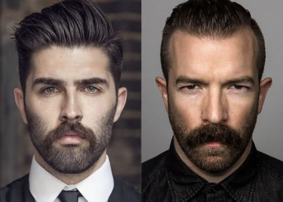 Fully Grown Beard With Longer Mustache Hair