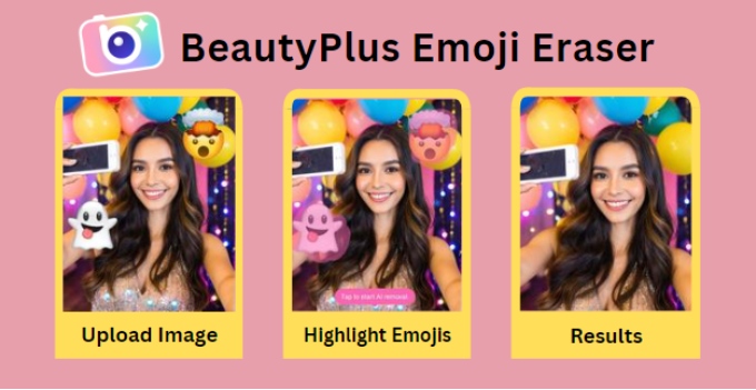 BeautyPlus App remove emoji results