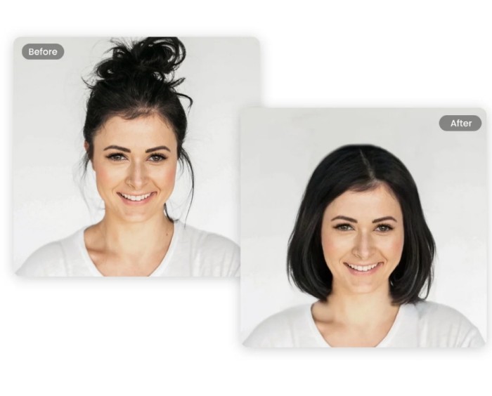 free hair style app-fotor