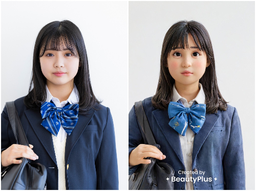 ←Before　After→