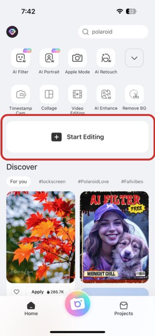 Blur Background using BeautyPlus- 01