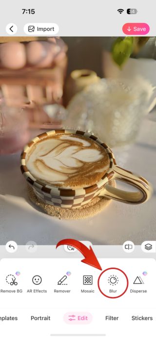 Blur Background using BeautyPlus- 04