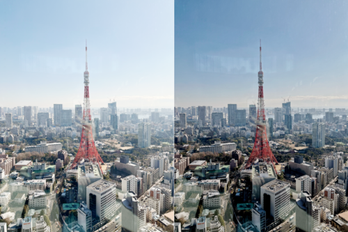 Snapseedの比較画像