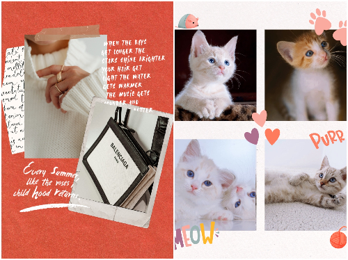 服数枚の写真を分割して配置するなら『BeautyPlus』