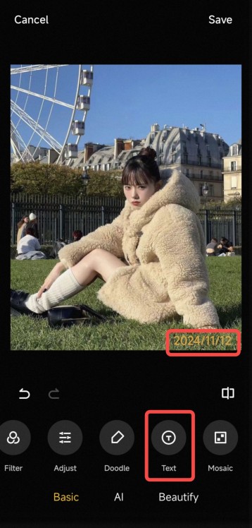 timestamp android-step 2