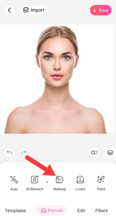 beautyplus ai replacer-Makeup